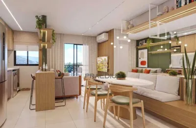 Apartamento com 2 dormitórios à venda, 47 m² por r$ 351.540,52 - cidade industrial - curitiba/pr