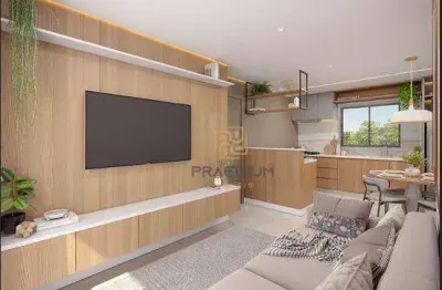 Apartamento com 2 dormitórios à venda, 42 m² por r$ 339.900,00 - bom jesus - são josé dos pinhais/pr