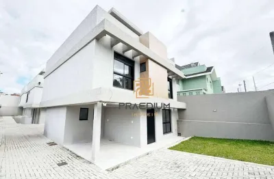 Sobrado com 3 dormitórios à venda, 154 m² por r$ 960.000 - santa felicidade - curitiba/pr