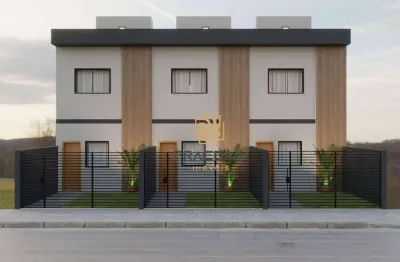 Sobrado com 2 dormitórios à venda, 48 m² por r$ 350.000 - pinheirinho - curitiba/pr