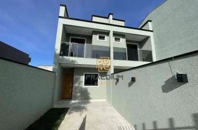 Sobrado com 3 dormitórios à venda, 84 m² por r$ 550.000 - sítio cercado - curitiba/pr