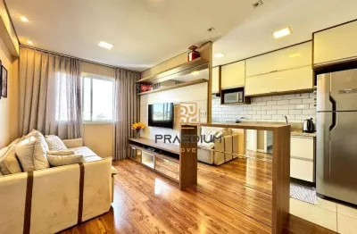 Apartamento com 2 dormitórios à venda, 47 m² por r$ 420.000 - guaíra - curitiba/pr