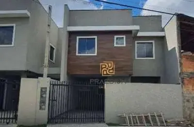 Sobrado com 3 dormitórios à venda, 92 m² por r$ 509.000,00 - sítio cercado - curitiba/pr