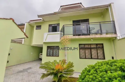 Sobrado com 4 dormitórios à venda, 176 m² por r$ 750.000 - capão raso - curitiba/pr
