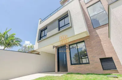 Sobrado com 3 dormitórios à venda, 204 m² por r$ 949.000 - abranches - curitiba/pr