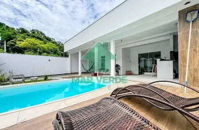 Linda casa térrea à venda no massaguaçu — 3 suítes, piscina, mobiliada — r$ 800.000,00