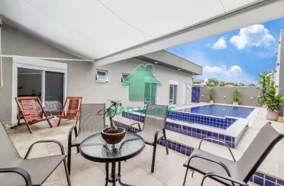 Casa alto padrão 4 suítes piscina com hidro em condomínio fechado residencial mar verde
