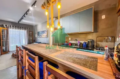 Apartamento impecável mobiliado com 2 dormitórios na maranduba, ubatuba