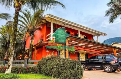 Casa em condomínio fechado com 4 quartos à venda no Mar Verde, Caraguatatuba 