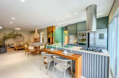 Apartamento de alto padrão com vista privilegiada para o mar no indaia