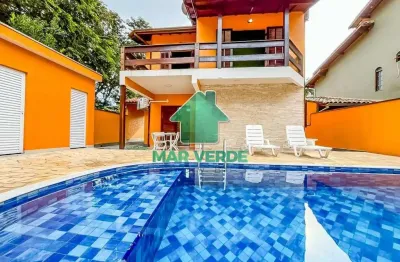Belíssimo sobrado com piscina no condomínio mar verde – 4 dormitórios e conforto completo!
