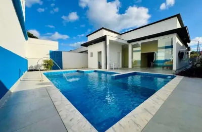 Casa térrea com 3 dormitórios no condomínio mar verde