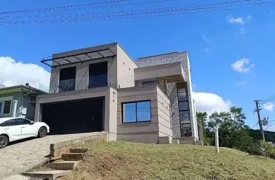 Casa com 4 dormitórios à venda, 250 m² por r$ 1.400.000,00 - jardim panorâmico - ivoti/rs