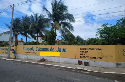 Aluga-se - pousada para locação, pousada cabanas de jauá no bairro jauá , localizado na cidade de camaçari / ba