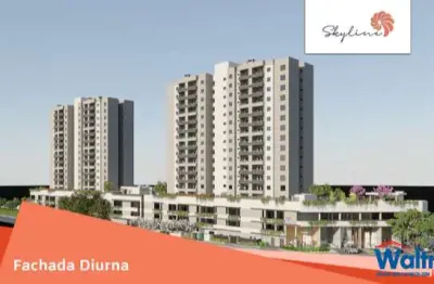 Apartamentos no edifício skyline á 100 metros da praia no bairro praia de armação.