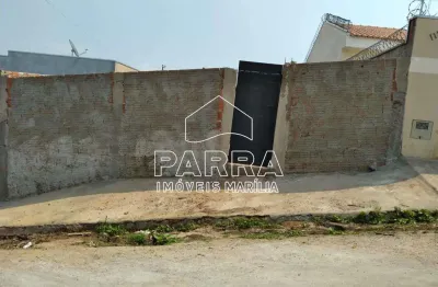 Vende-se terreno no antonio carlos nascimento da silva - marilia/sp