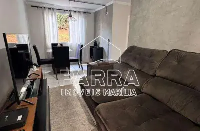 Vende-se apartamento no cond. residencial serrano - marilia/sp
