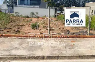 Vende-se terreno no terra verde residencial - marilia/sp