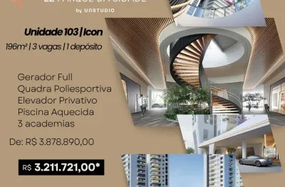 Premiado silver winner! apto 196m², 3 suítes – ez parque da cidade, chácara santo antônio