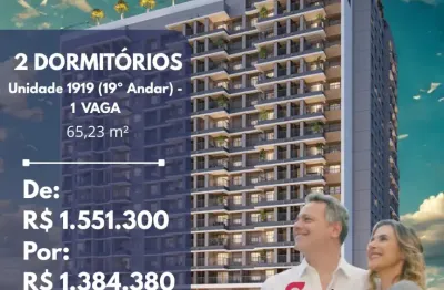 Última unidade! 65m², 2 quartos na vila clementino – próx. metrô santa cruz e ibirapuera