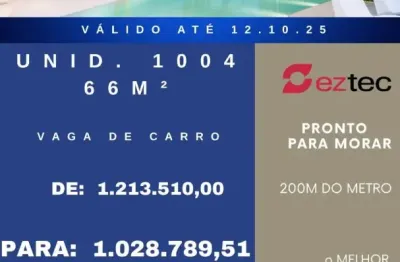 Última unidade! 66m², 2 quartos c/ varanda no air brooklin by ott – 200m do metrô