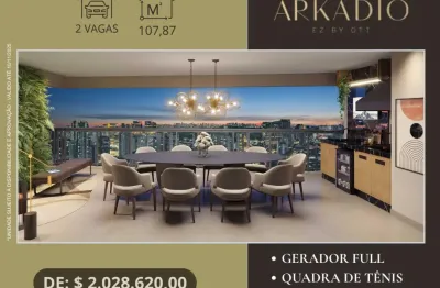 ️ apto 107m² no brooklin – 3 dorms, varanda gourmet e lazer completo c/ quadra de tênis