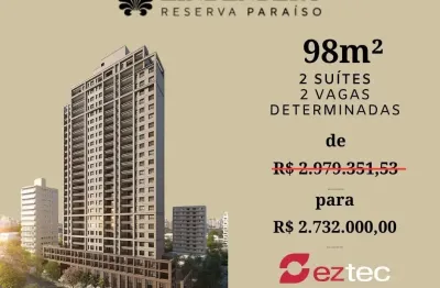 Lindenberg reserva paraíso – 98m² | 2 suítes exclusivas em construção no paraíso, sp