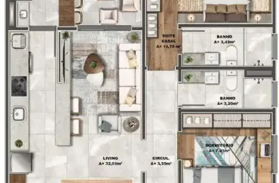 Apartamento com 2 quartos à venda na Vila Verde, Caxias do Sul 