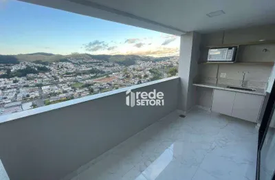 Apartamento com 3 quartos, à venda, 73 m² por r$ 590.200 - granbery - juiz de fora/mg