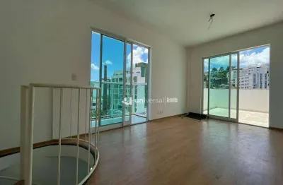 Cobertura com 1 quarto à venda, 78 m² por r$ 349.000 - morro da glória - juiz de fora/mg