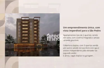 Cobertura com 3 quartos à venda, 130 m² por r$ 746.786 - são pedro - juiz de fora/mg