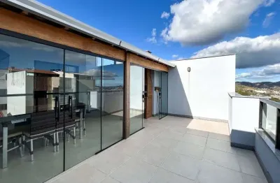 Cobertura com 3 quartos à venda, 163 m² por r$ 550.000 - vivendas da serra - juiz de fora/mg