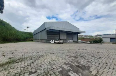 Galpão para alugar, 950 m² por r$ 20.000,00/mês - salvaterra - juiz de fora/mg