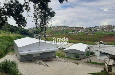 Galpão para alugar, 950 m² por r$ 20.000,00/mês - salvaterra - juiz de fora/mg