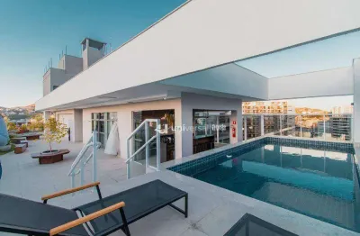 Apartamento com 1 quarto para alugar, 52 m² por r$ 1.800/mês - centro - juiz de fora/mg