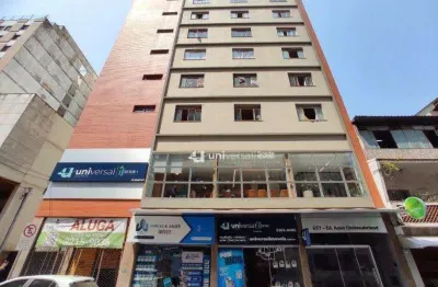Apartamento com 2 quartos, 44 m² - venda por r$ 180.000 ou aluguel por r$750,00/mês - centro - juiz de fora/mg