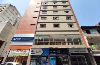 Apartamento com 2 quartos, 44 m² - venda por r$ 170.000 ou aluguel por r$650,00/mês - centro - juiz de fora/mg