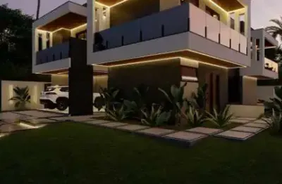 Casa em condomínio para venda em rio das ostras, alphaville, 5 dormitórios, 5 suítes, 8 banheiros, 2 vagas