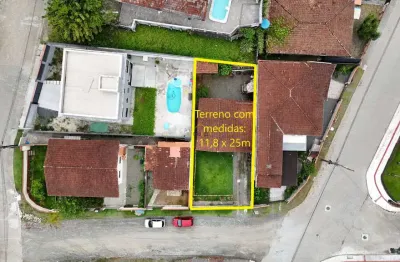 Terreno para construção de geminado localizado entre iririú e saguaçu com possibilidade de permuta no local!