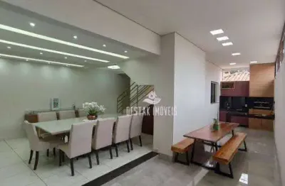 Casa com 3 quarto à venda no bairro jardim holanda - uberlândia/mg