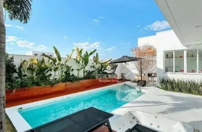 Sobrado com 5 quartos à venda, condomínio gávea paradiso - uberlândia/mg