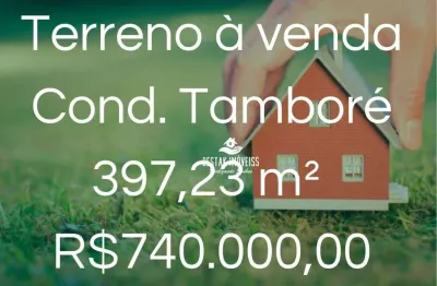 Terreno à venda, condomínio tamboré - gávea - uberlândia/mg