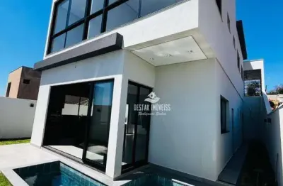 Sobrado com 4 quartos à venda, condomínio terras alpha - uberlândia/mg