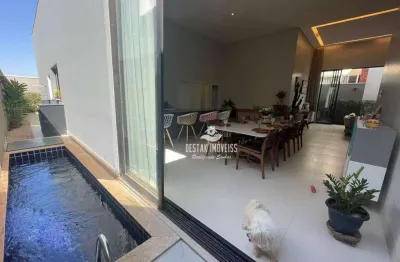Casa com 3 quartos à venda, condomínio golden village - uberlândia/mg