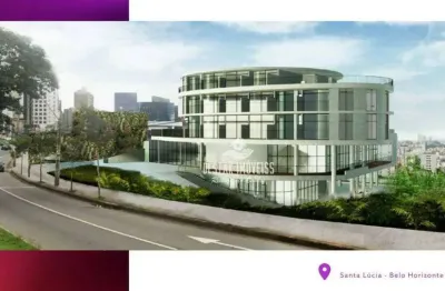 Loft com 1 dormitório à venda, 39 m² por r$ 583.200,00 - santa lúcia - belo horizonte/mg