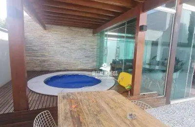 Sobrado com 5 quartos à venda no condomínio paradiso ecológico - uberlândia/mg