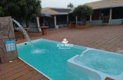 Chácara com 4 dormitórios à venda, 1000 m² por r$ 746.000,00 - morada nova - uberlândia/mg