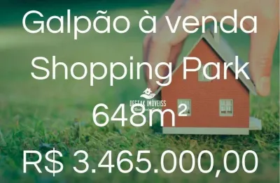 Galpão à venda, bairro shopping park - uberlândia/mg