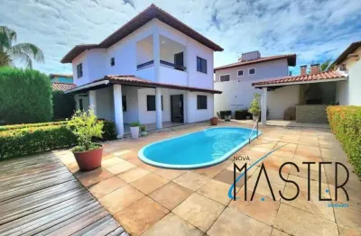 Casa em condomínio fechado com 4 quartos à venda na rua joão marques oliveira, 10, buraquinho, lauro de freitas, 300 m2 por r$ 1.000.000