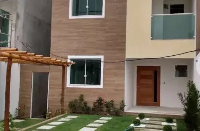 Casa em condomínio fechado com 4 quartos para alugar na rua caixa d'água, caixa d'água, lauro de freitas por r$ 3.500